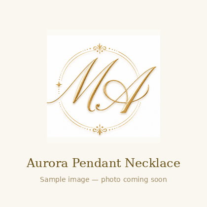 Aurora Pendant Necklace 18 in chain — Maison Aurora jewelry