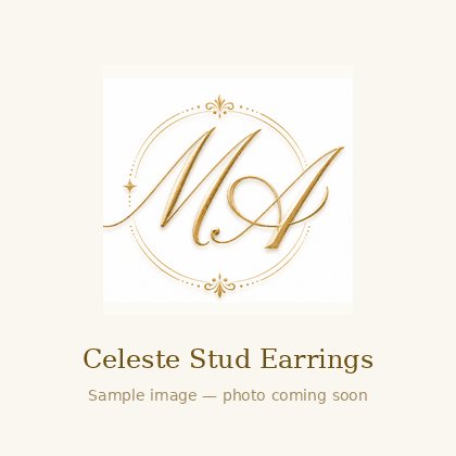 Celeste Stud Earrings 6 mm — Maison Aurora jewelry