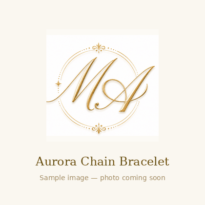 Aurora Chain Bracelet 6.5–7.5 in adjustable — Maison Aurora jewelry